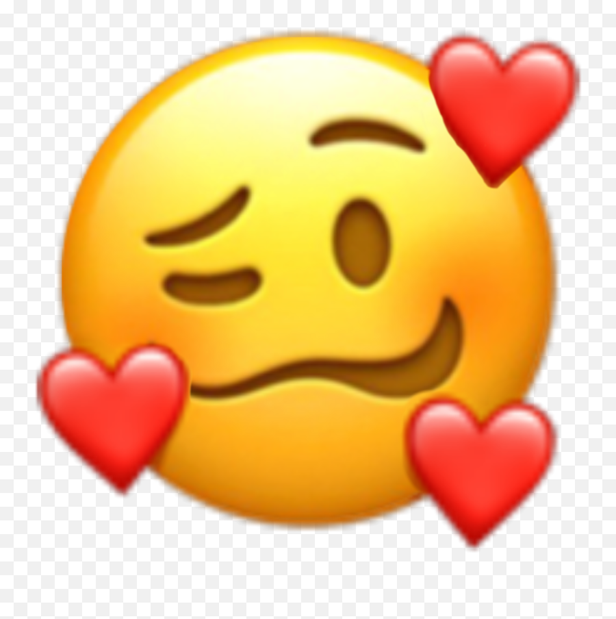 Emoji Love Cute Edit Weird Sticker - Lovey Emoji,Weird Emojis