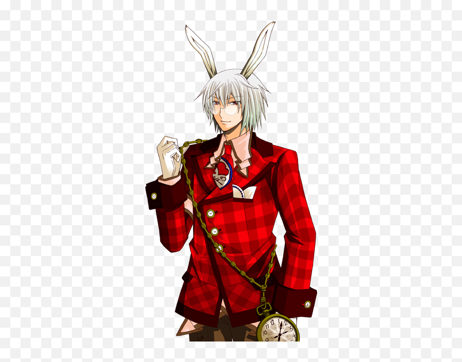 Bunny Dudes Thread - Alice In The Country Of Hearts White Rabbit Emoji,Kilt Emoji