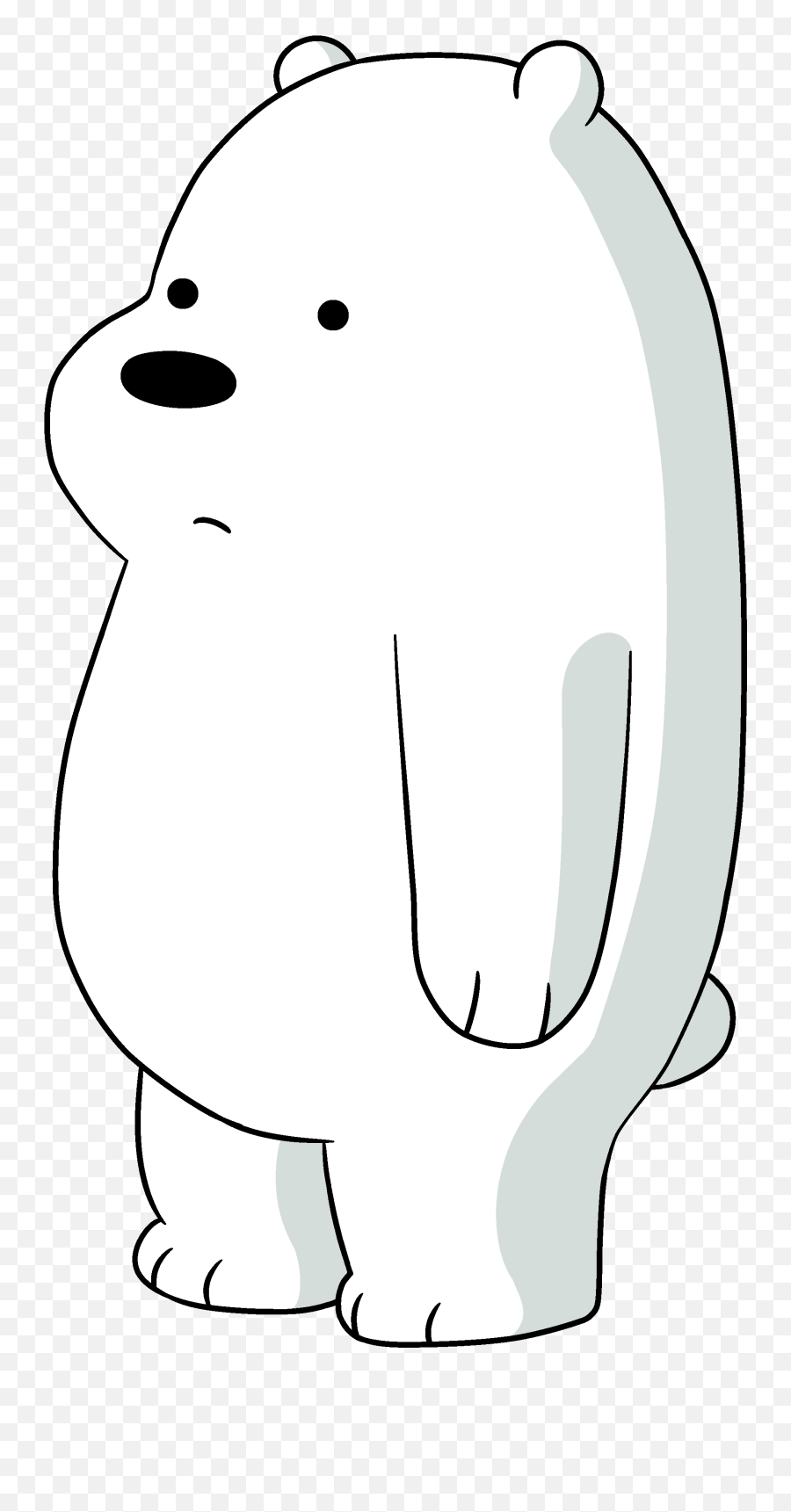 Ice Bear - Imagenes De Polar Bebe Emoji,Ice Bear Showing Emotion