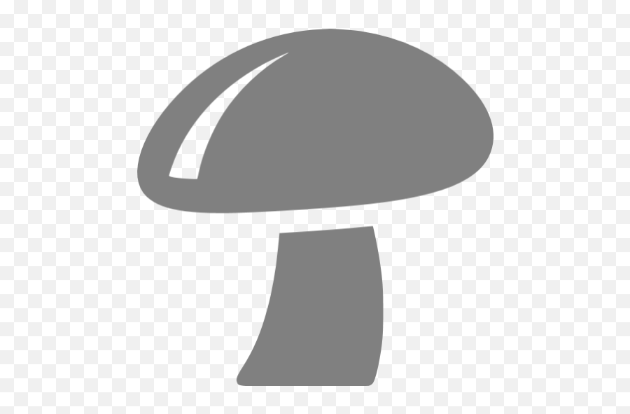 Gray Mushroom Icon - Mushroom Logo Black And White Emoji,French Flag Black Box Mushroom Emoji