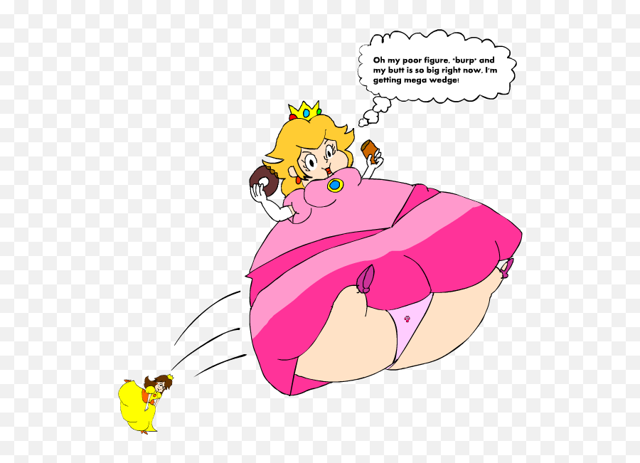 Fat Princess Peach And Daisy Free Image - Fat Princess Peach And Daisy Emoji,Super Princess Peach Emotions