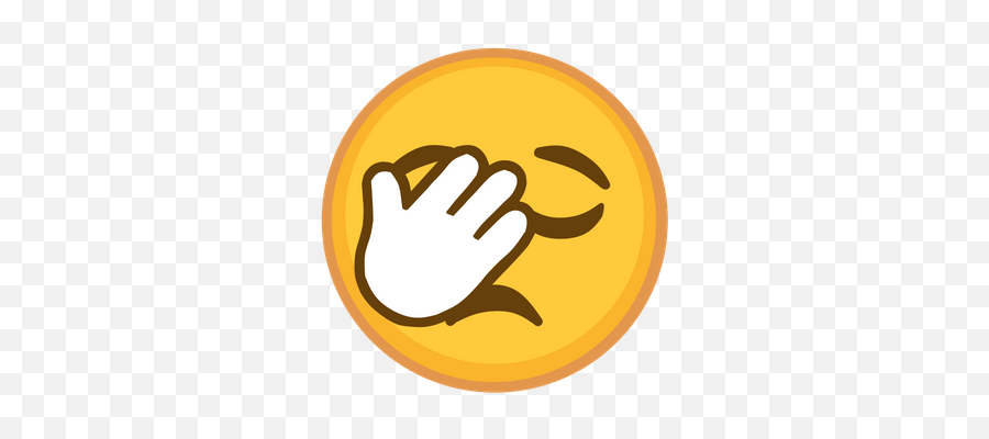 Facepalm Emoji T - Language,Groan Or Face-palm Emoji