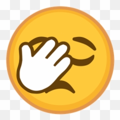 Facepalm Emoji T - Language,Groan Or Face-palm Emoji