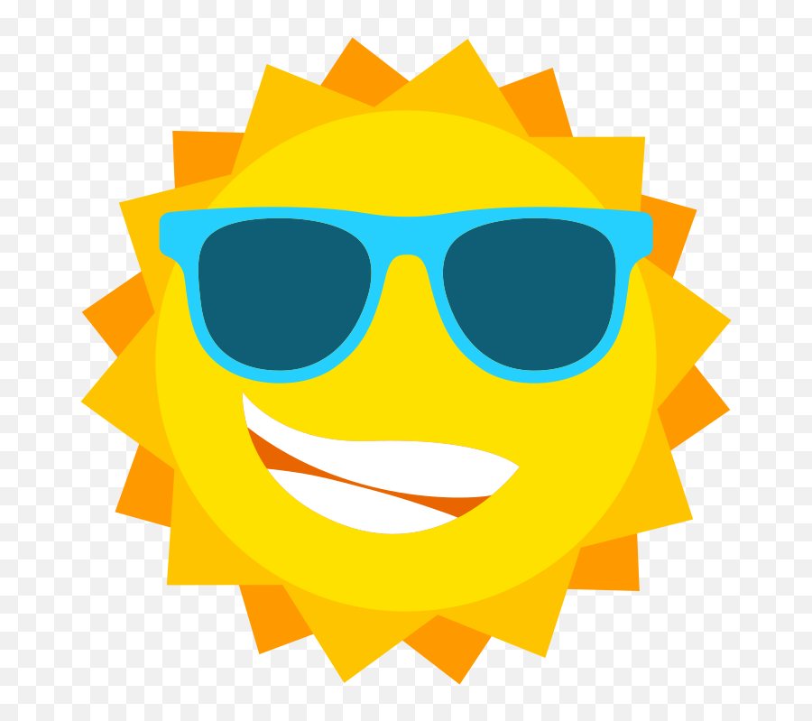 Sun With Sunglases Smiley Free Svg File - Svgheartcom Dibujo Sol Animado Png Emoji,Military Emoticon