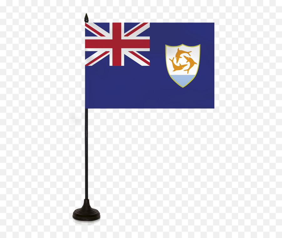 Desk Flag - Anguilla Flag All Custom Brand New Zealand Flag On Stick Emoji,Flag Of Peru Emoji