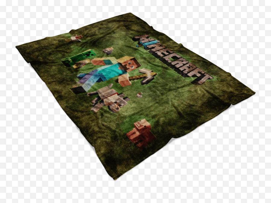 Minecraft Fleece Blanket Steve Fervent Emoji,Minecraft Birthday Steve Emoji