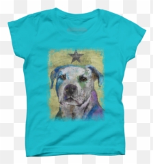Blue Dog Girlu0027s T - Shirts Design By Humans Emoji,Yorkie Emojis