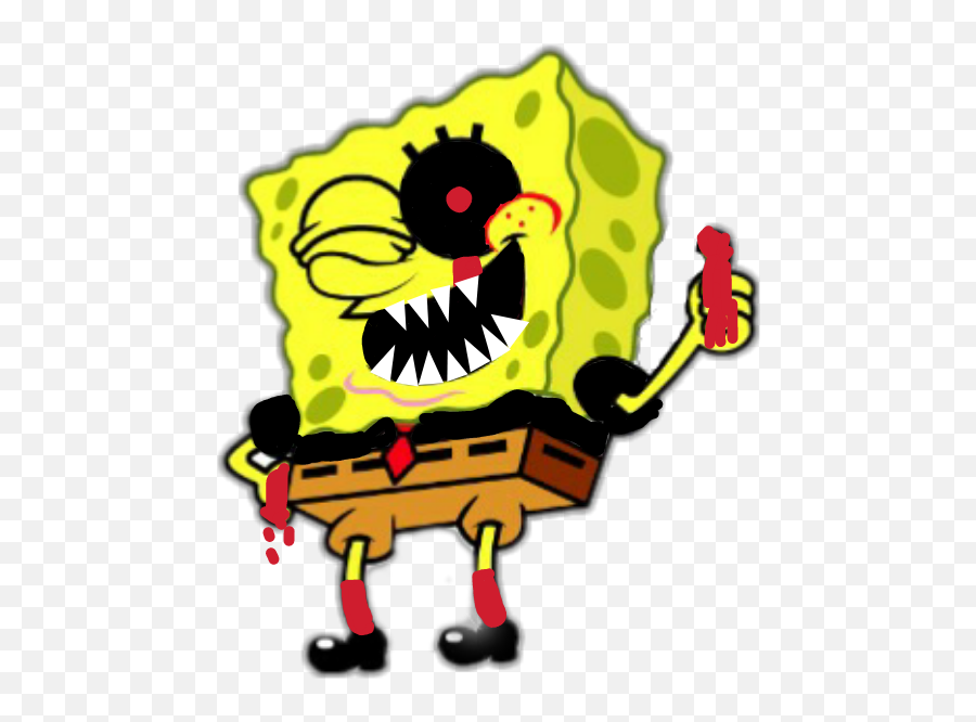 Spongebobexe Sticker By Brittanhawthorne - Un Personaje De Una Caricatura Emoji,Spongebob Emojis With Text