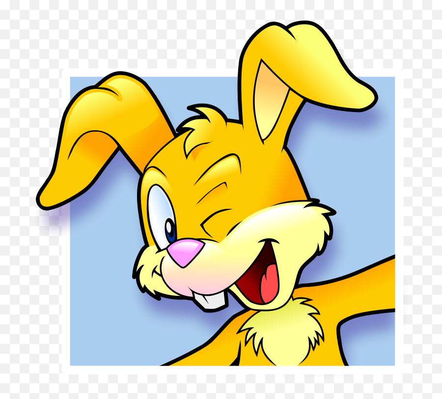 Free Cartoon Bunny Clipart - Clip Art Image 15 Of 42 Emoji,Free Clip Art Winking Emoji