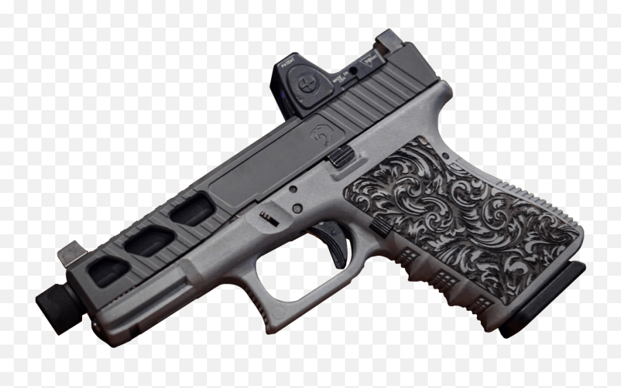 Glock 19 Gen 3 Bonesaw Slide U2013 Jcs Weapon Designs Emoji,Emotion Glide Graphite