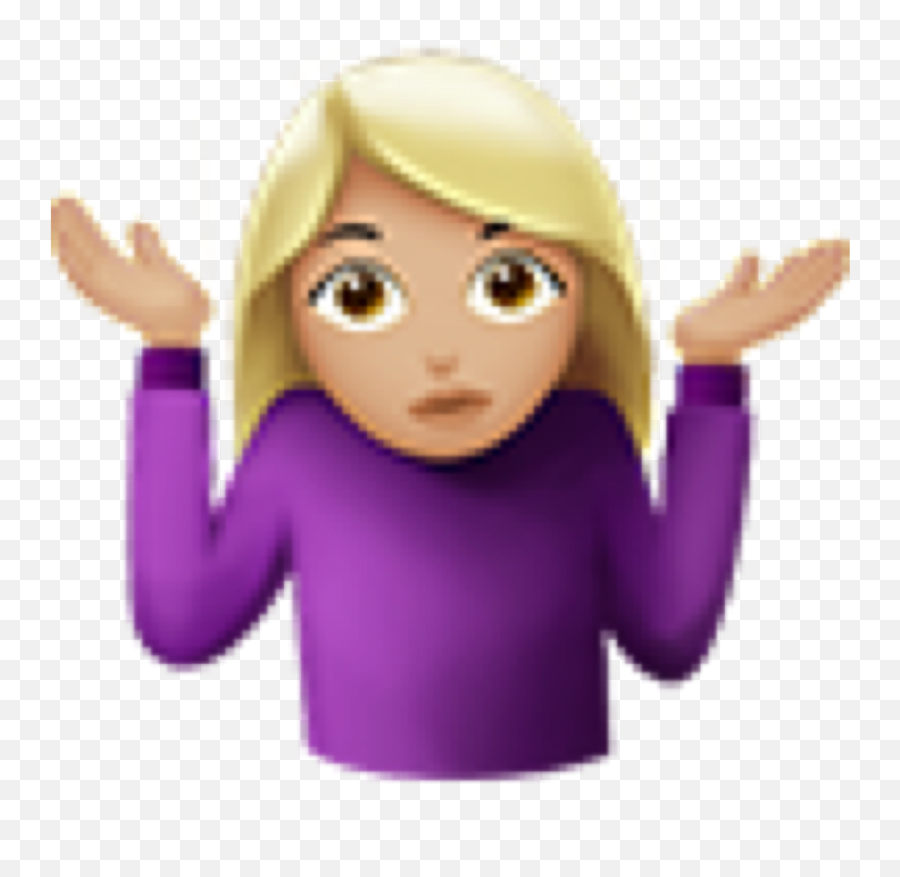 Idk Emoji Shrug Uh Emoji Iphone Sticker - Can T Say No For 24 Hours,Shrug Emoji