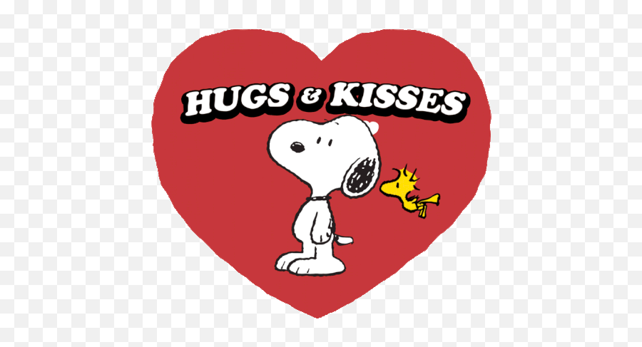 Hugs And Kisses Snoopy Sticker - Hugs And Kisses Snoopy Emoji,Type Out Keyboard Emoticons Hugs And Kisses