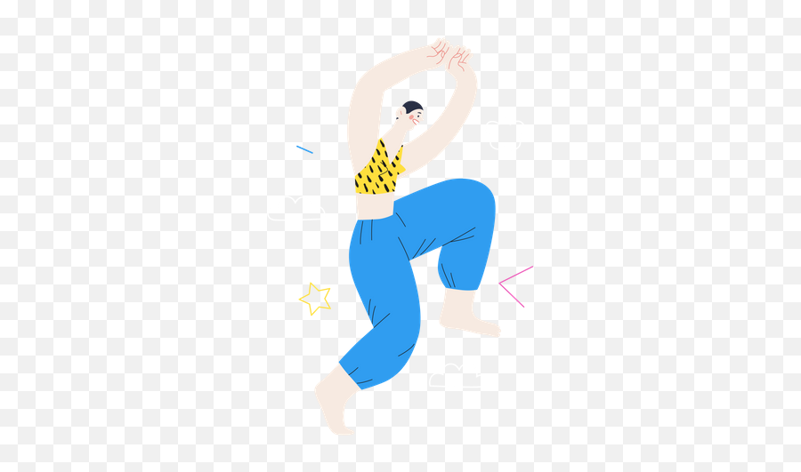 Best Premium Woman Dancing In Happiness Illustration Emoji,Dancing Emoji