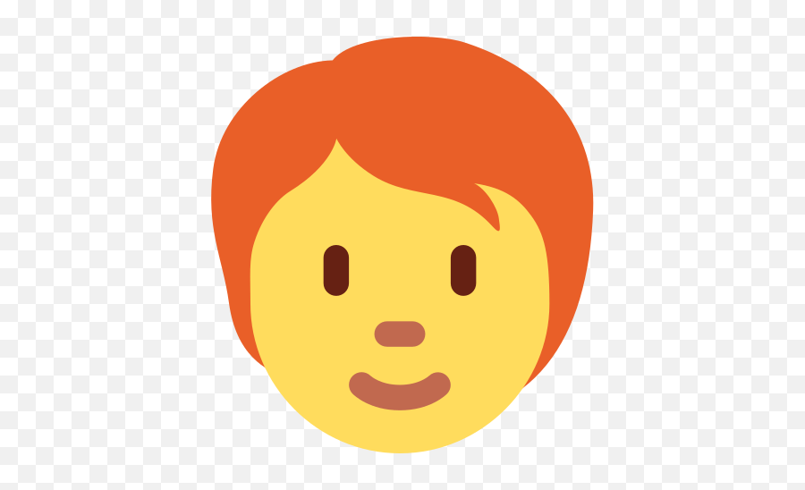 U200d Person With Red Hair Emoji,Red Emoji.