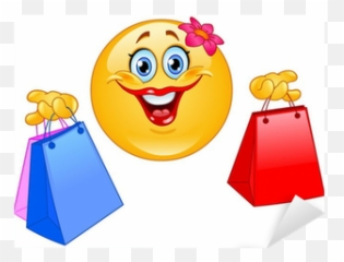 Sticker Shopping Emoticon - Pixersuk Emoji,Shoping Emoji