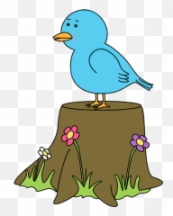 Bird On A Tree Clipart - Clip Art Library Bird On A Tree Clip Art Emoji,Parrot Emoji Iphone