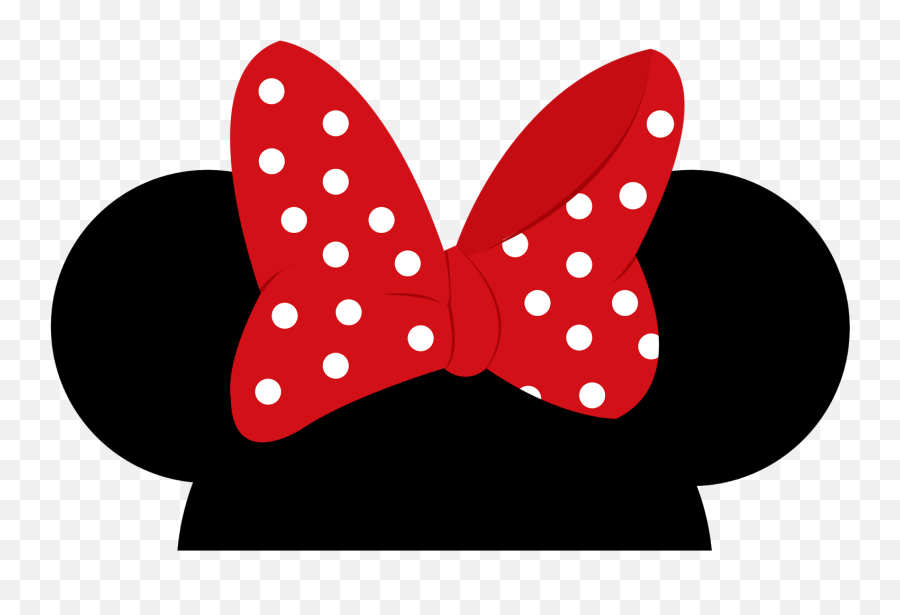 Minnie Mouse Mickey Mouse Ear - Transparent Background Minnie Mouse Ears Png Emoji,Mickey Mouse Ears Emoji