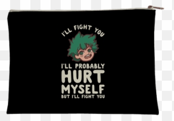 Anime Accessory Bags - Ll Fight You I Ll Probably Hurt Myself Emoji,Kyubey Face Emoticon