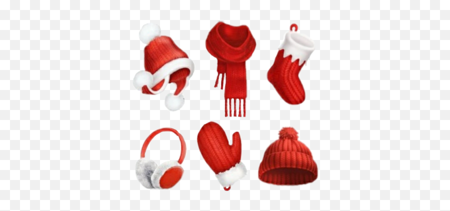 Santa Santa Red Red Sticker - Gorros Y Bufandas De Navidad Emoji,Emoji Ear Muffs