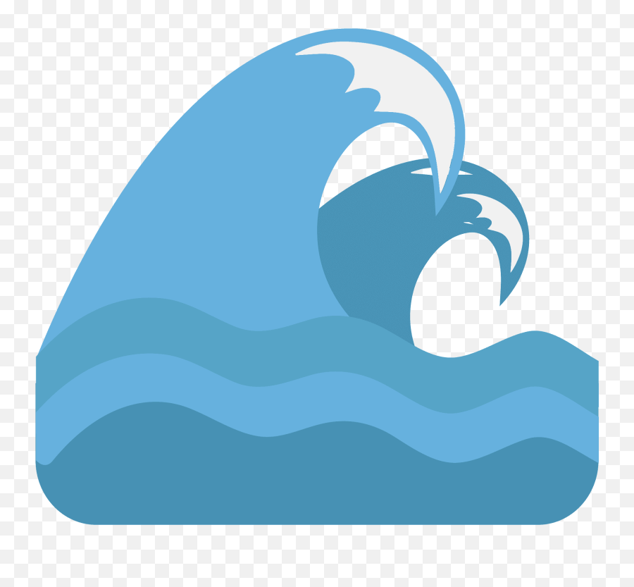 Water Wave Emoji Clipart - Onda Moana Baby Png,Water Emoji Png