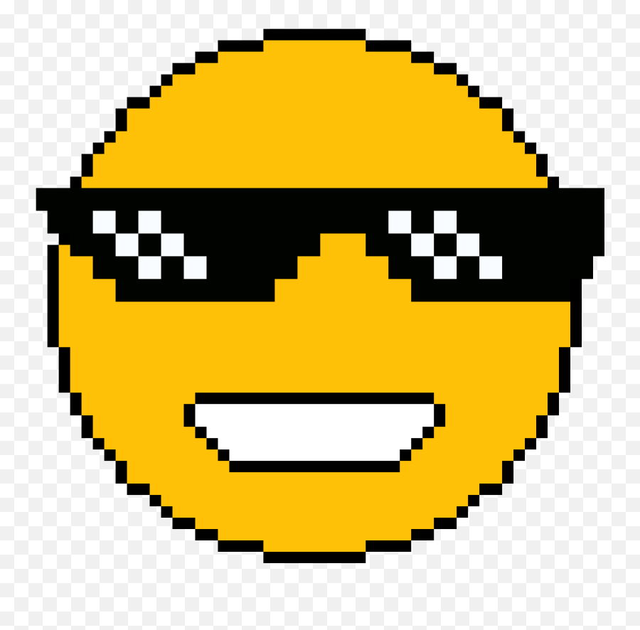 Pixilart - Pixelated Circle Emoji,Savage Emoji