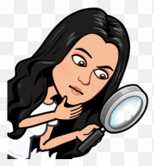 Fabletics U2014 Alicia S Kim - Bitmoji With A Magnifinglass Emoji,Bitmoji Emotions