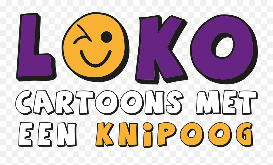 Loko Cartoons - Happy Emoji,Emoticon Knipoog