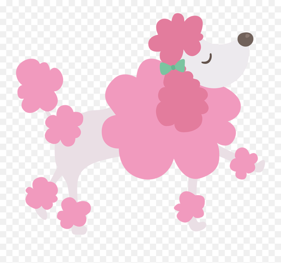 Pink Poodle Clipart - Transparent Pink Poodle Clipart Emoji,Pink Poodle Emoji