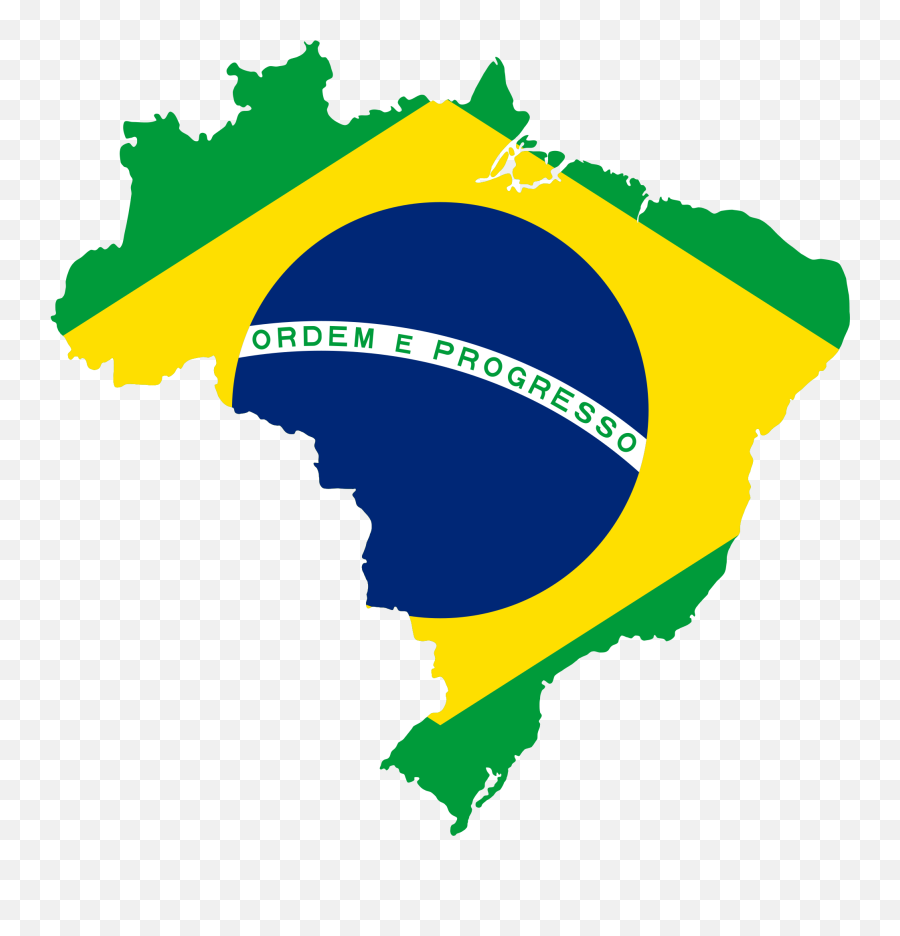 Clipart Brazil Flag Transparent - Brazil Flag Map Emoji,Nicaraguan Flag Emoji