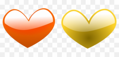 Yellow Orange Green Heart Color - Orange And Yellow Heart Orange And Green Clipart Emoji,Yellow Hearts Emoji