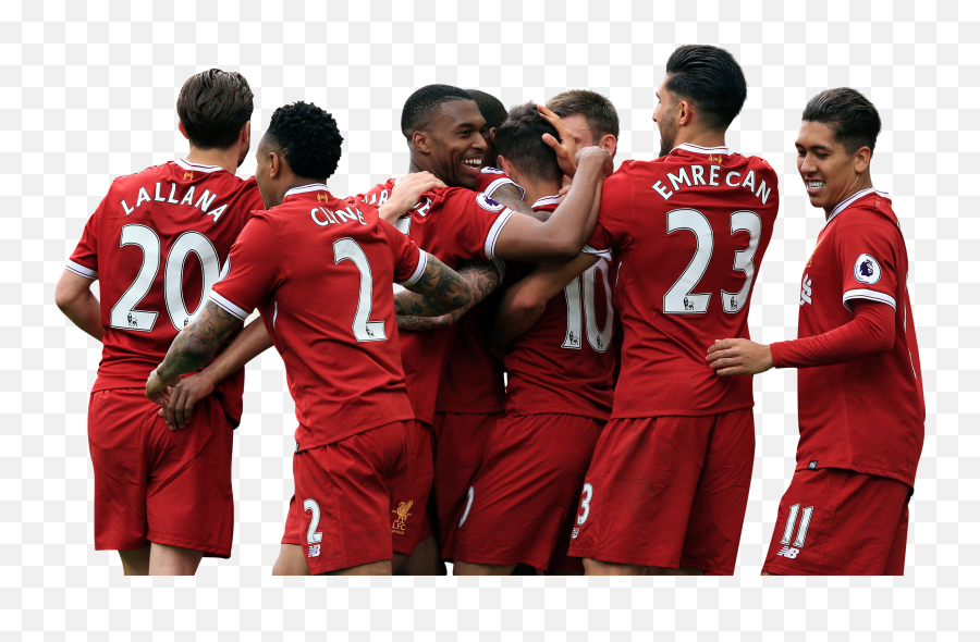 Liverpool 17 18 Celebration Transparent - Transparent Liverpool Players Png Emoji,Liverpool Emoji