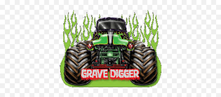 Grave Digger Joint Twins Birthday - Monster Jam Grave Digger Logo Emoji,Dan...
