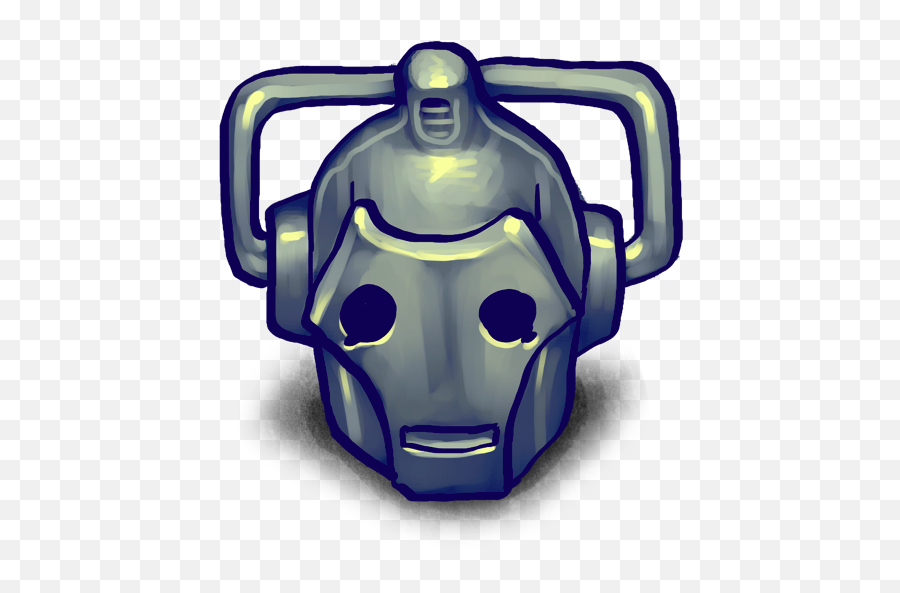 Cyberman Icon 220109 - Free Icons Library Cybermen Icon Emoji,Doctor Who Emoji Robots