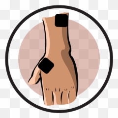 Vector Library Flexor Of Finger Wrist - Tens Electrode Placement Finger Pain Emoji,Electrode Emoji
