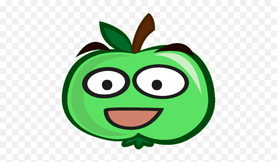 Apple Animated - Cute Stickers By Yuri Andryushin Happy Emoji,Animated Drinking Emoticon