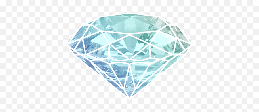 Tumblr - 3d Diamond Transparent Emoji,Diamond Made Out Of Diamond Emojis