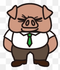 Quidd - Aggretsuko Mr Ton Emoji,Pig Emoticon Gif
