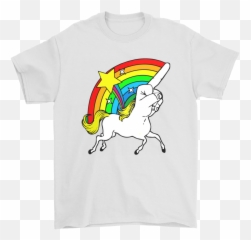 Middle Finger Unicorn On A Shirt Page 1 - Line17qqcom Emoji,Bird Finger Emoji