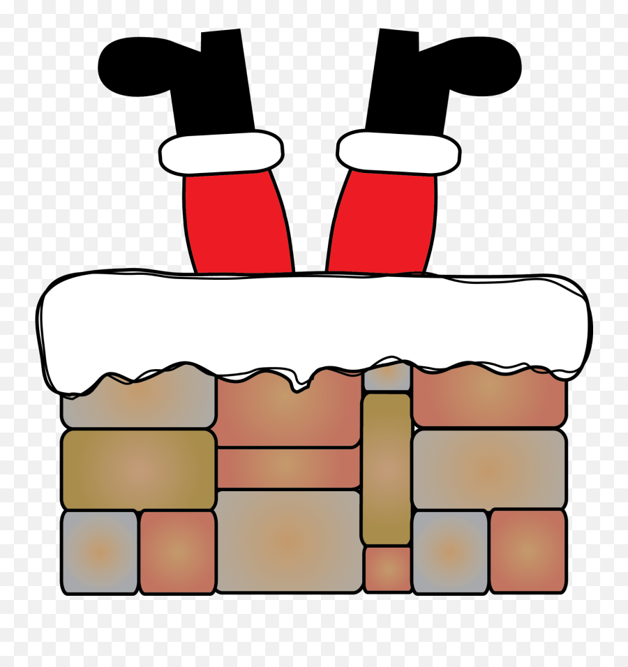 Christmas Fireplace Png Photo Png Mart - Santa Legs For Chimney Clipart Emoji,Fireplace Emoji