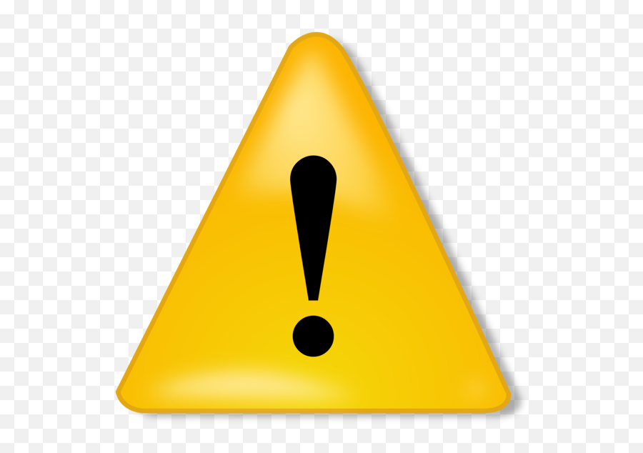 Pin - Alert Notification Icon Png Emoji,Exclamation Point Triangle Emoticon