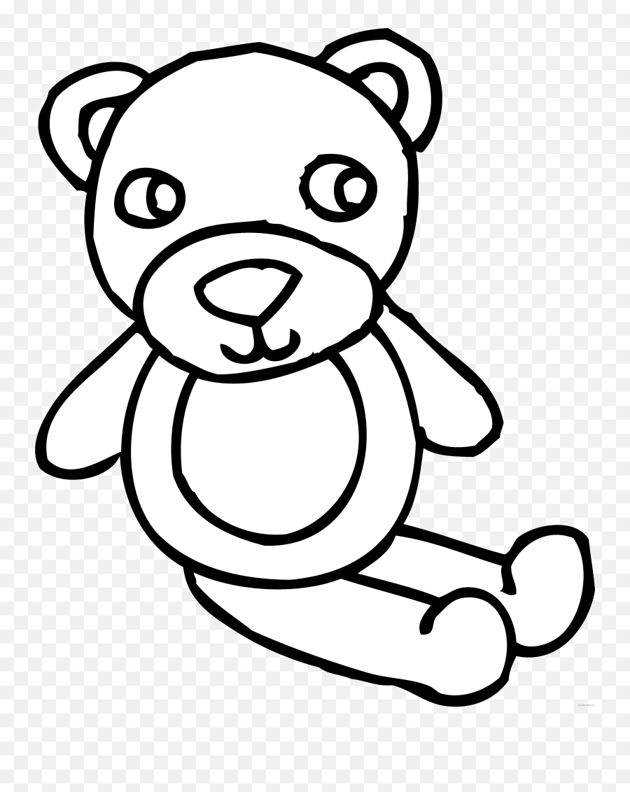 Bear Coloring Pages Outline - Ryan Heart Eyes Kakaotalk Emoji,Bear Playing Guitar Emoji