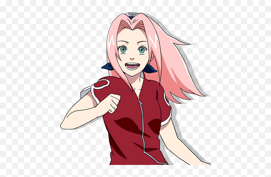 Fighting Style - Sakura Long Hair Naruto Emoji,Sakura Haruno Emotions