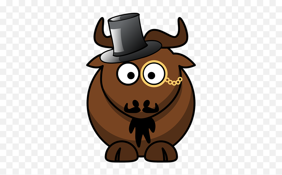 8 Free Monocle U0026 Sir Vectors - Gnu Cartoon Clipart Emoji,Monacle Emoticon