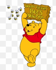 Winnie The Pooh Clipart Dance - Transparent Bee Clip Art Winnie The Pooh Emoji,Piglet From Winnie The Poo Emojis