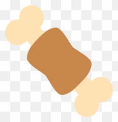 Meat On Bone - Bone Emoji Meat,Meat Emoji