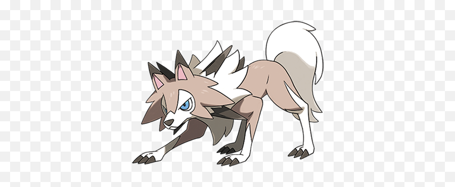 Lycanroc - Lycanroc Pokemon Emoji,Emoticon Pintando A Unha