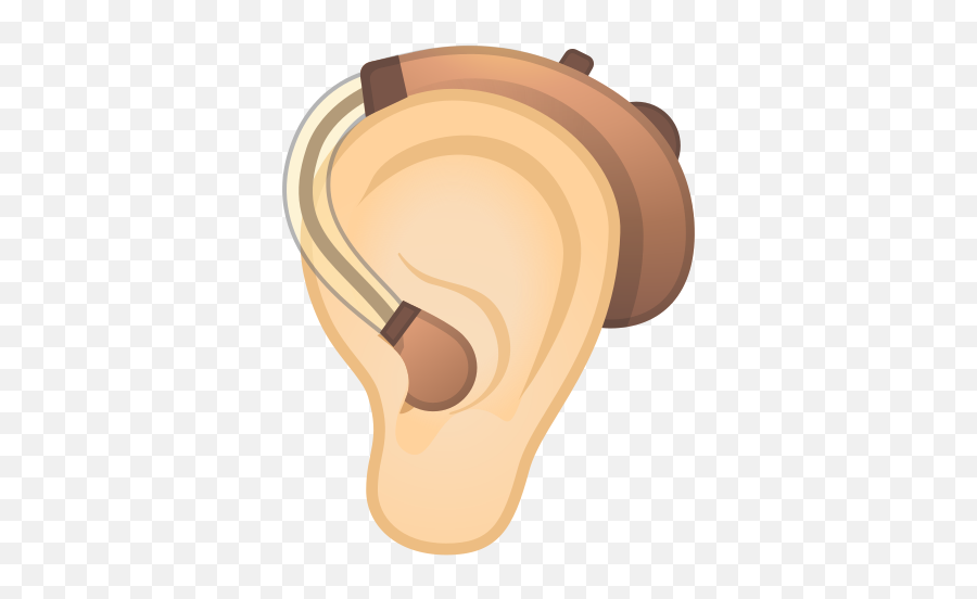 Light Skin Tone Emoji - Hearing Aid Clipart,Audifonos Con Emojis