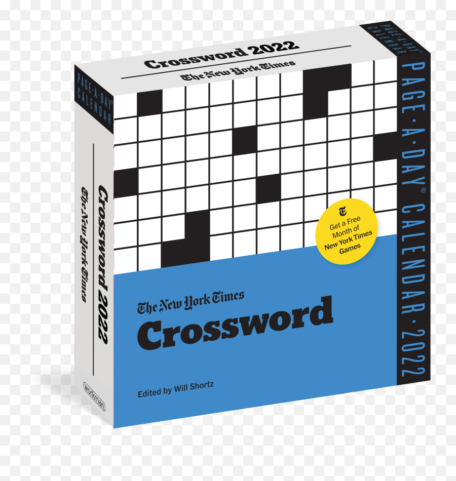 The New York Times Daily Crossword Page - Aday Calendar For The New York Times Daily Crossword Calendar For 2022 Emoji,Spanish Emotions Crossword