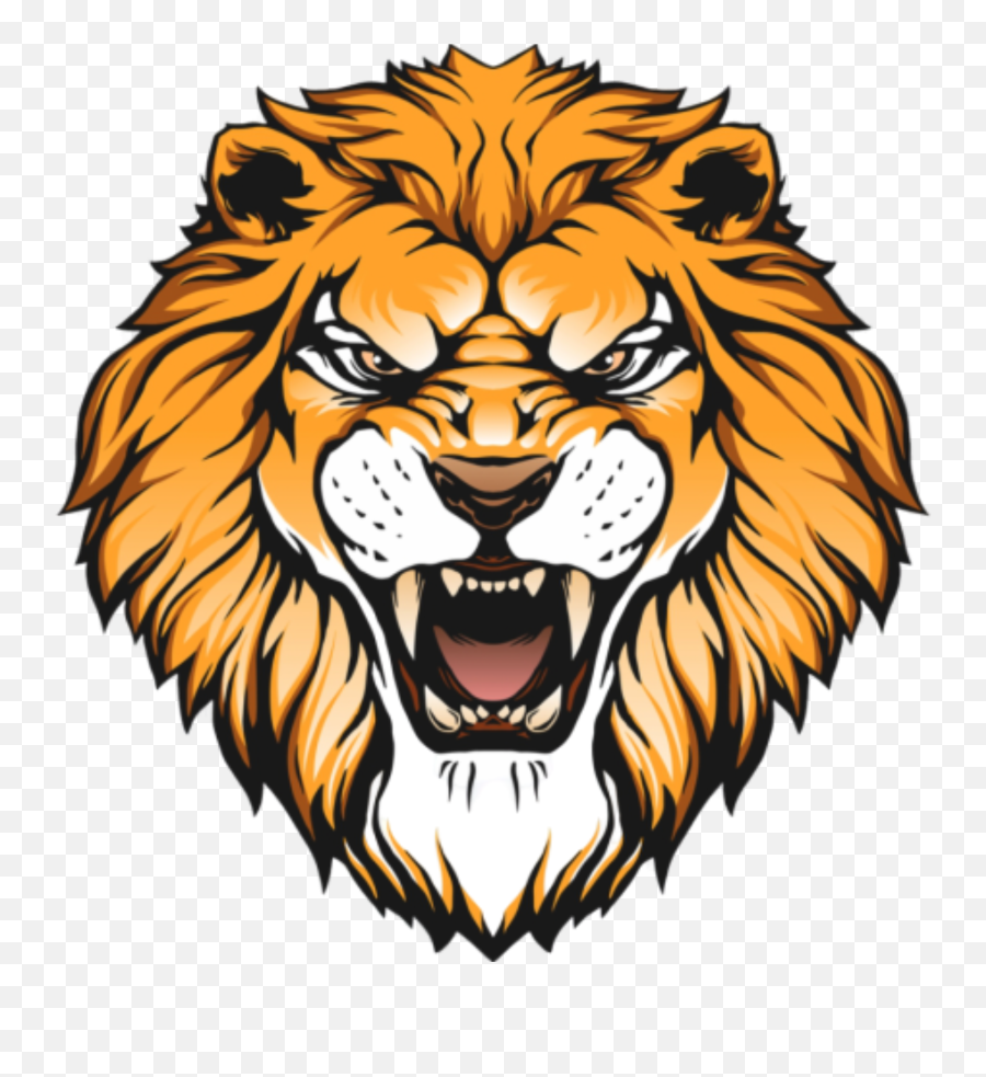 Lion Lionface Leagues Sticker By Divas To Superstars - Illustration Lion Face Vector Emoji,Lion Face Emoji