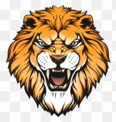 Lion Lionface Leagues Sticker By Divas To Superstars - Illustration Lion Face Vector Emoji,Lion Face Emoji